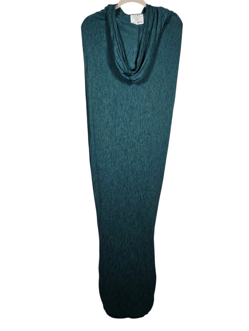 Hug Sleep Adult Sleep Pod Sack W/ Hood Size Small Turquiose/Teal Blue Unisex